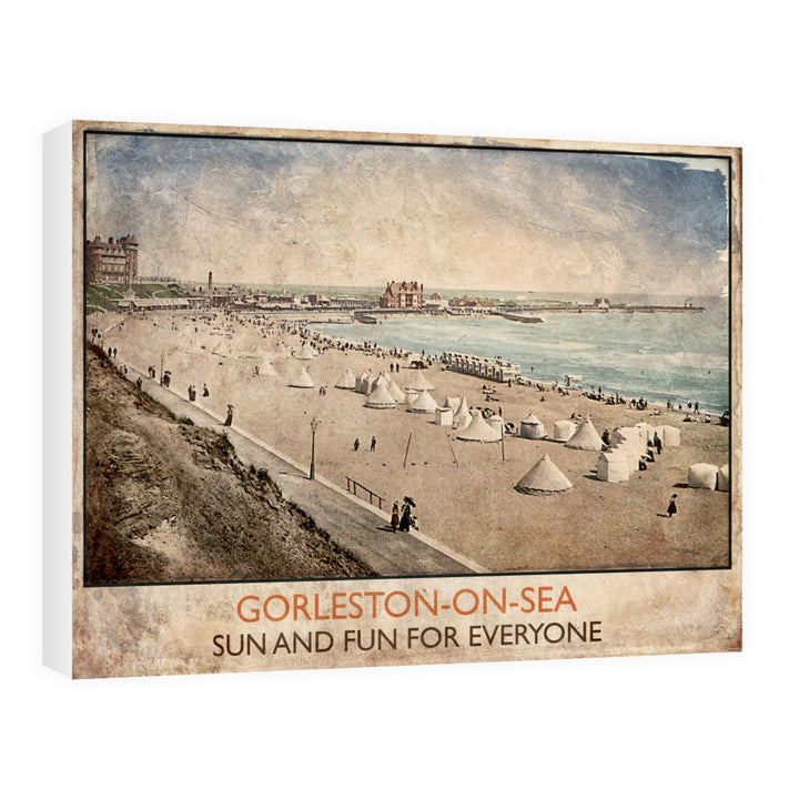 Gorleston-On-Sea 60cm x 80cm Canvas