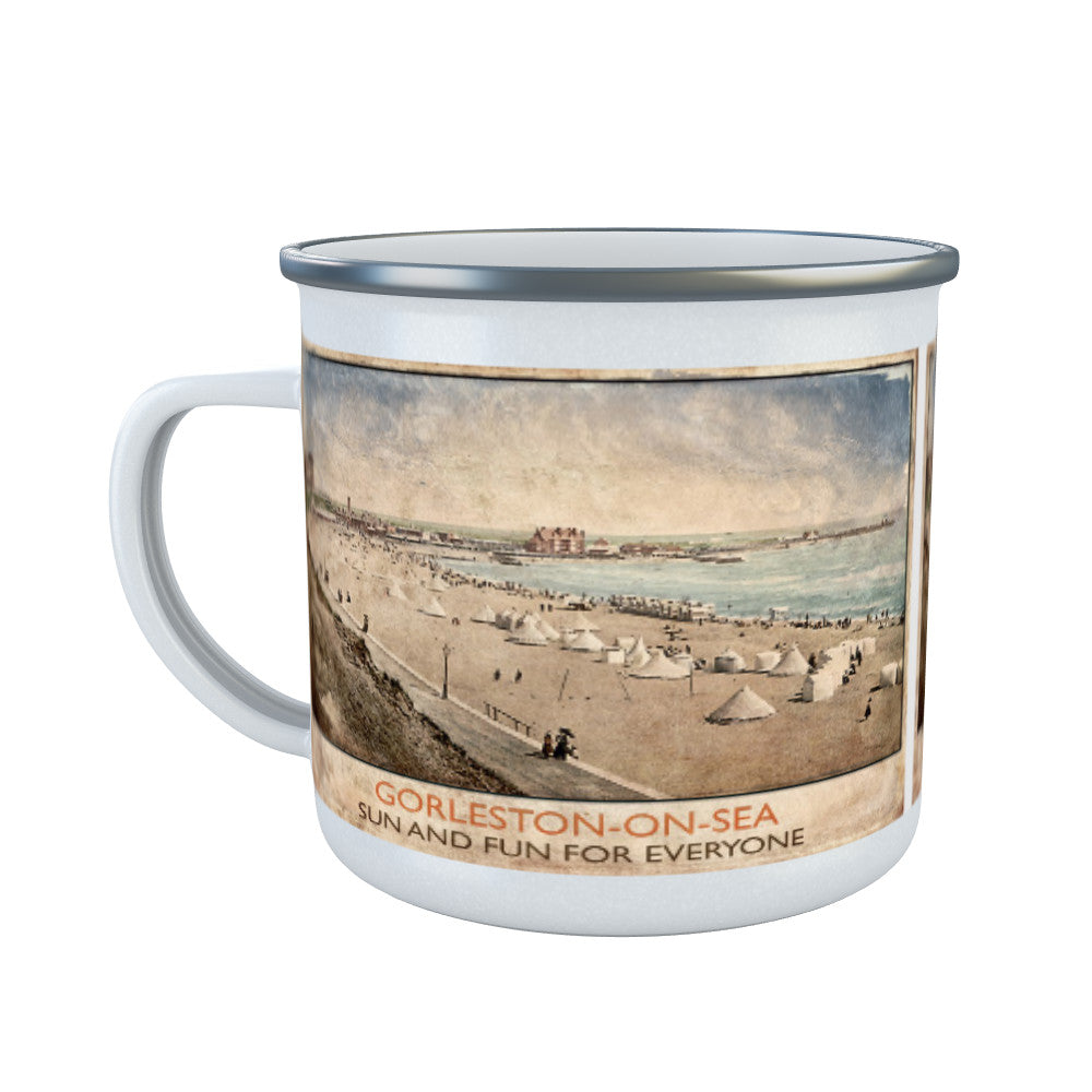 Gorleston-On-Sea Enamel Mug