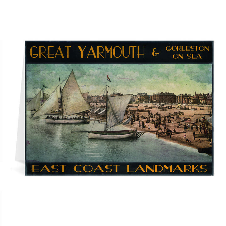 Great Yarmouth and Gorleston on Sea Greeting Card 7x5