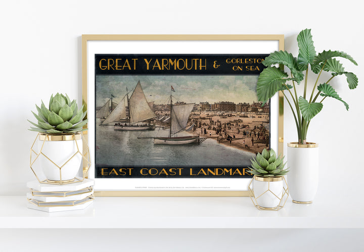 Great Yarmouth and Gorleston on Sea - Art Print