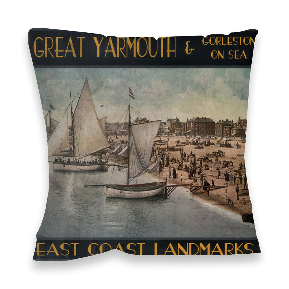Great Yarmouth and Gorleston on Sea Fibre Filled Cushion