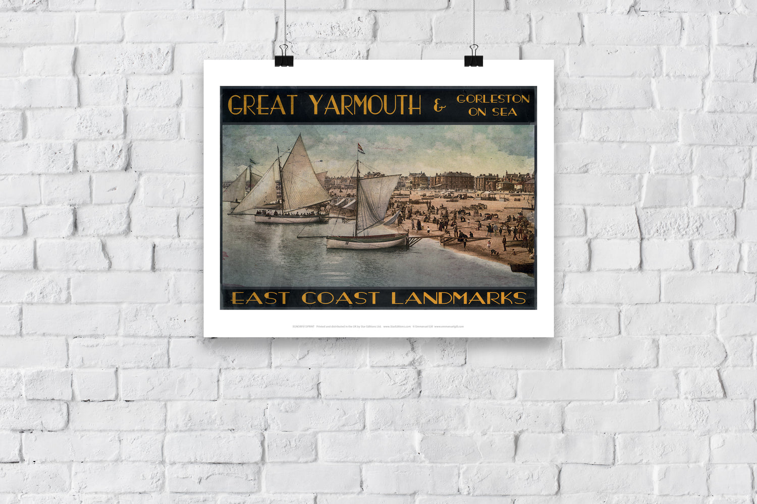 Great Yarmouth and Gorleston on Sea - Art Print