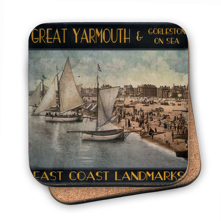 Great Yarmouth and Gorleston on Sea MDF Coaster