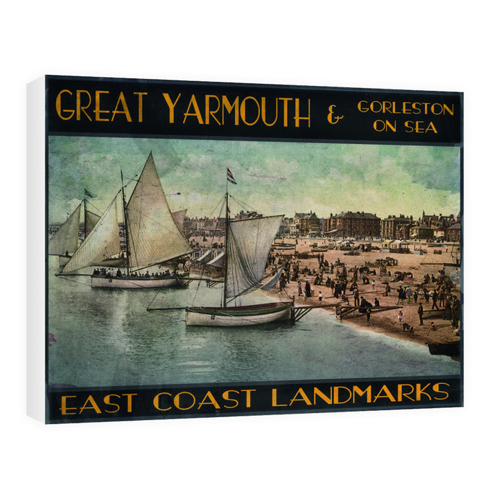 Great Yarmouth and Gorleston on Sea 60cm x 80cm Canvas