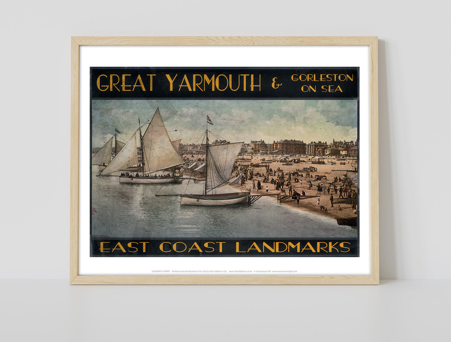 Great Yarmouth and Gorleston on Sea - Art Print