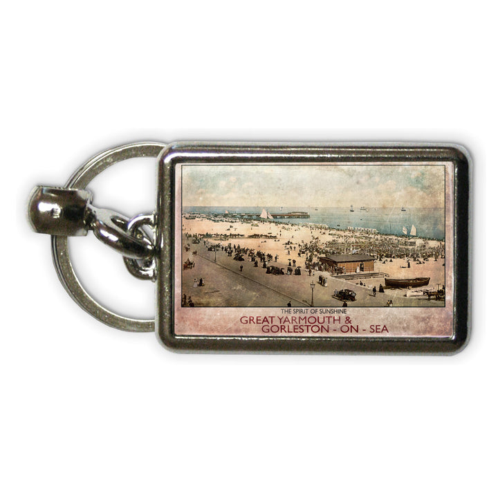 Great Yarmouth and Gorleston on Sea Metal Keyring
