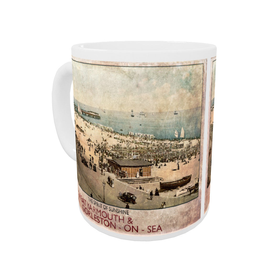 Great Yarmouth and Gorleston on Sea Coloured Insert Mug