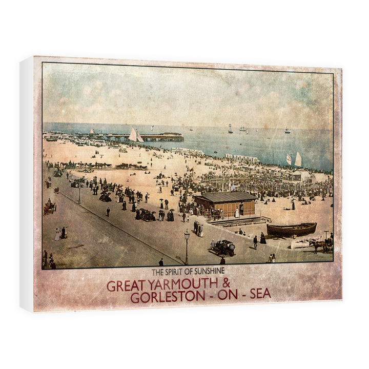 Great Yarmouth and Gorleston on Sea 60cm x 80cm Canvas