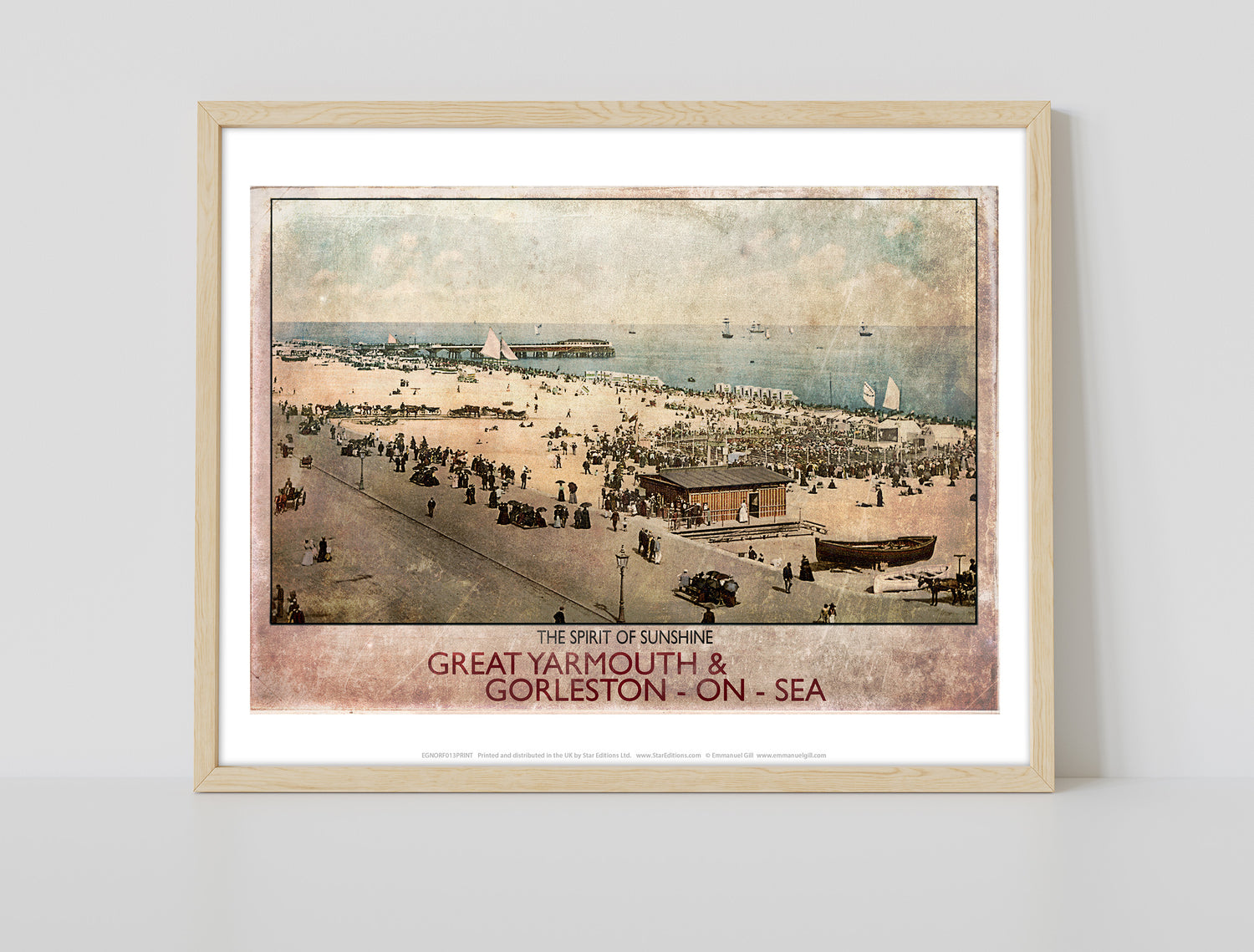 Great Yarmouth and Gorleston on Sea - Art Print