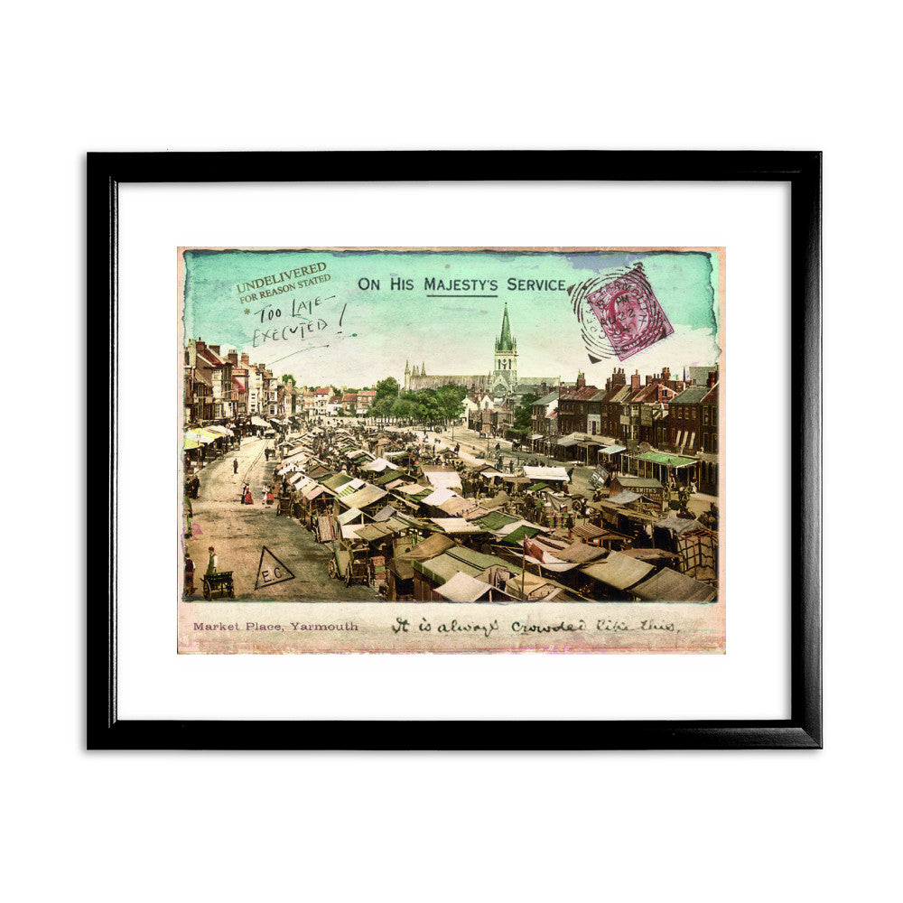 Market Place, Great Yarmouth - Art Print