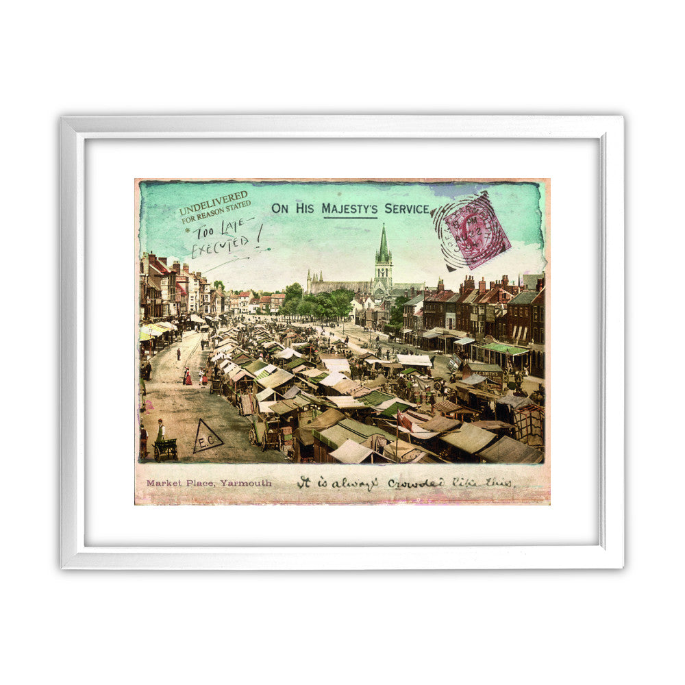 Market Place, Great Yarmouth - Art Print