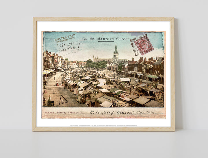 Market Place, Great Yarmouth - Art Print