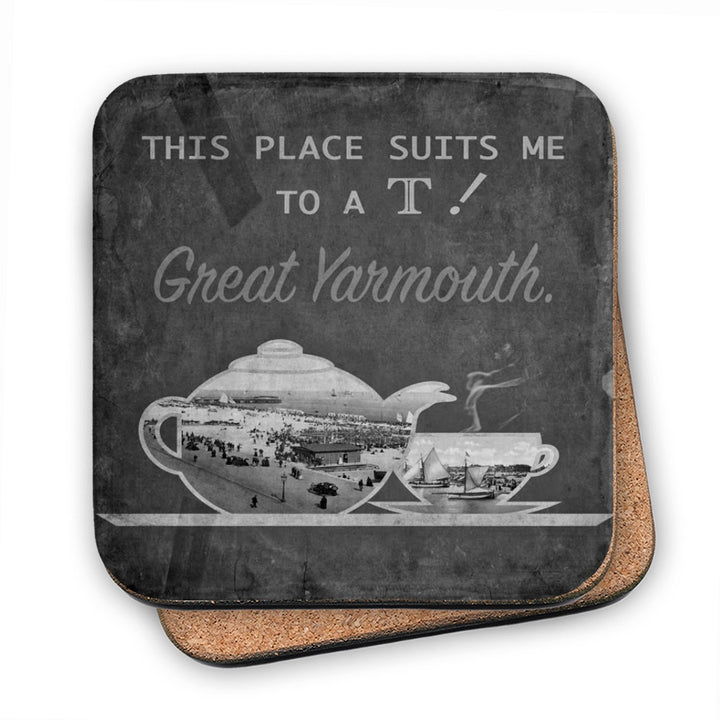 Great Yarmouth suits me to a T! MDF Coaster