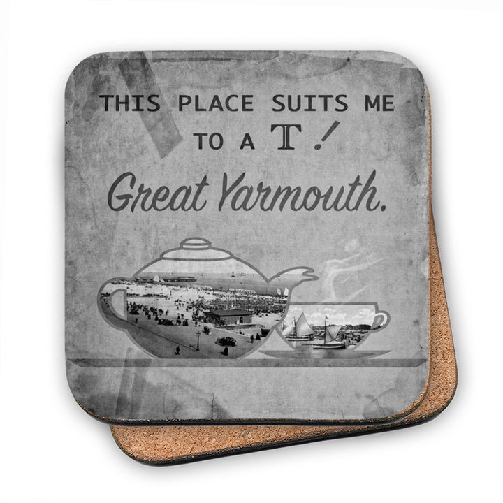 Great Yarmouth suits me to a T! MDF Coaster
