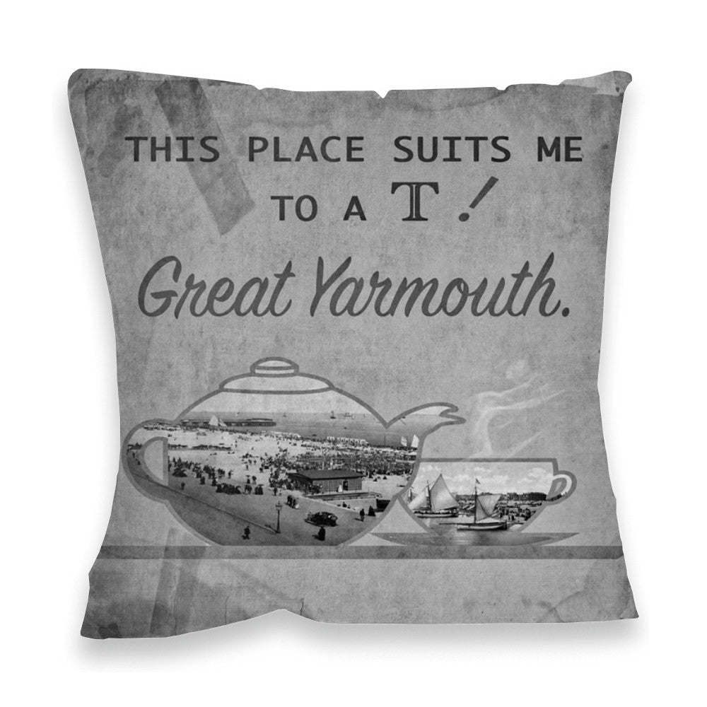 Great Yarmouth suits me to a T! Fibre Filled Cushion