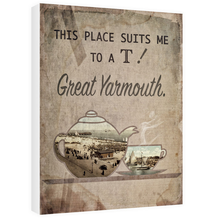 Great Yarmouth suits me to a T! 60cm x 80cm Canvas