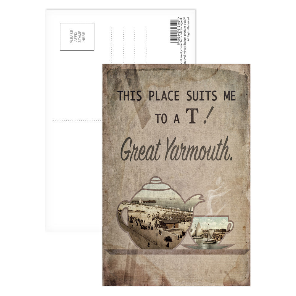 Great Yarmouth suits me to a T! Postcard Pack