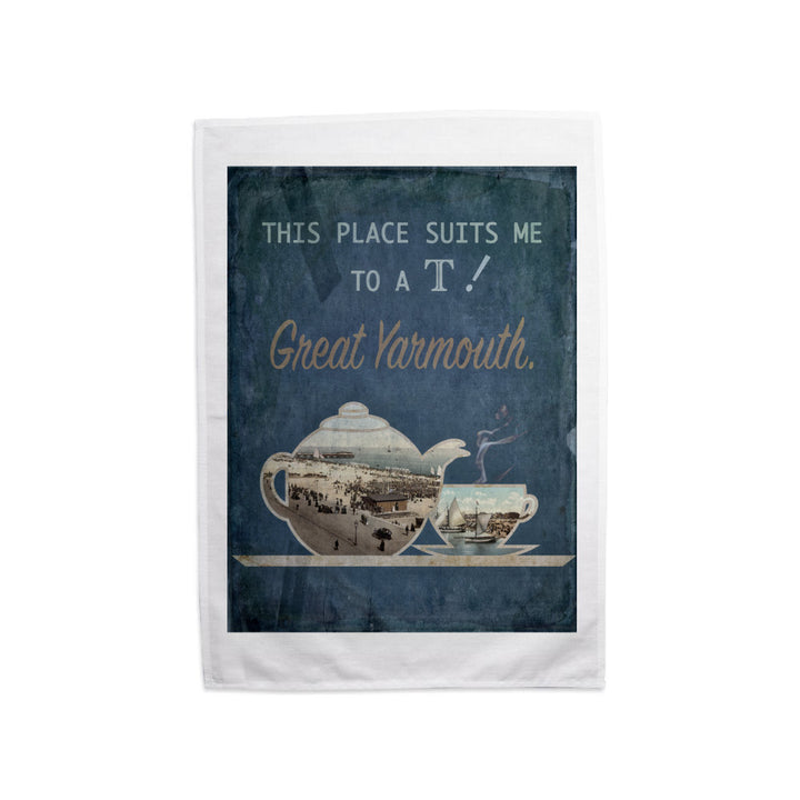 Great Yarmouth suits me to a T! Tea Towel
