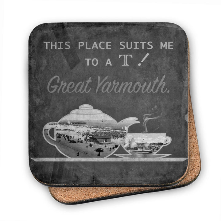 Great Yarmouth suits me to a T! MDF Coaster