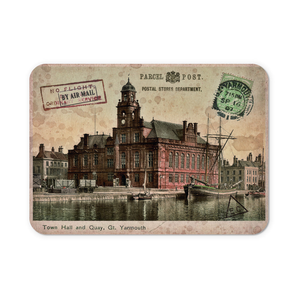 Town Hall and Quay, Great Yarmouth Mouse Mat