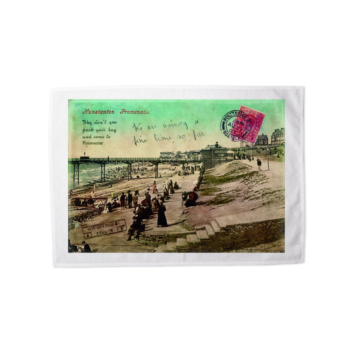 Hunstanton Promenade Tea Towel