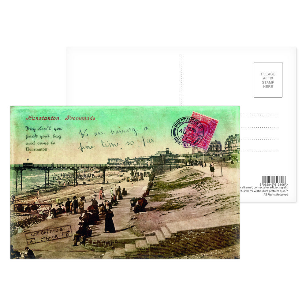 Hunstanton Promenade Postcard Pack