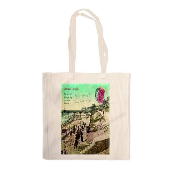 Hunstanton Promenade Canvas Tote Bag