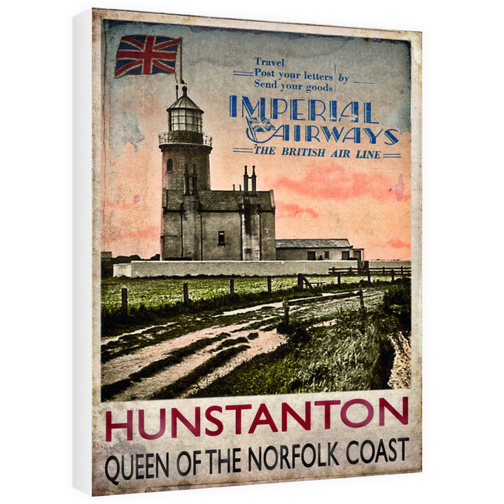 Hunstanton, Queen of the Norfolk Coast 60cm x 80cm Canvas