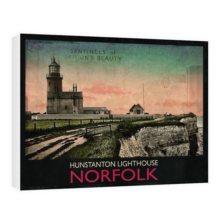 Hunstanton Lighthouse 60cm x 80cm Canvas