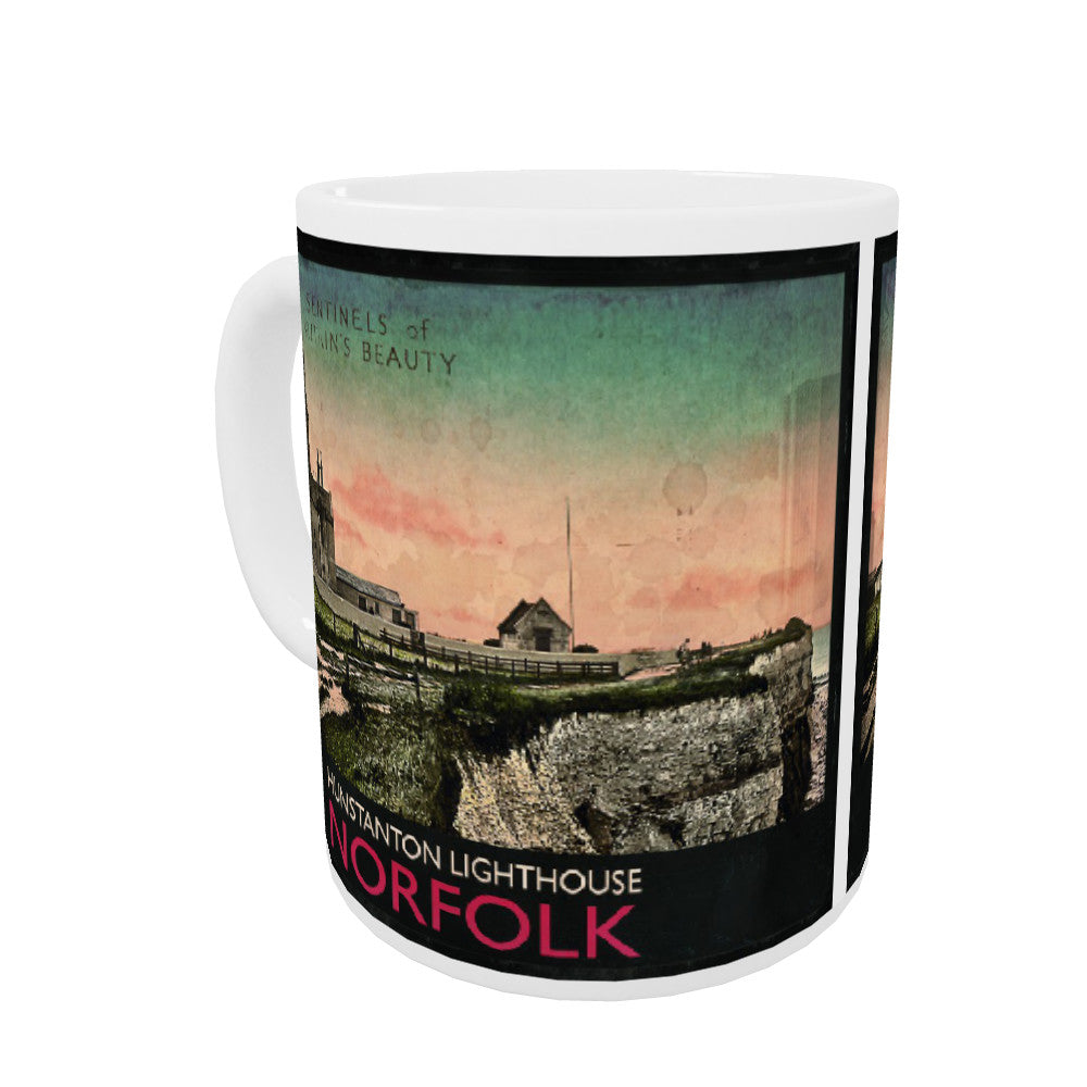 Hunstanton Lighthouse Coloured Insert Mug