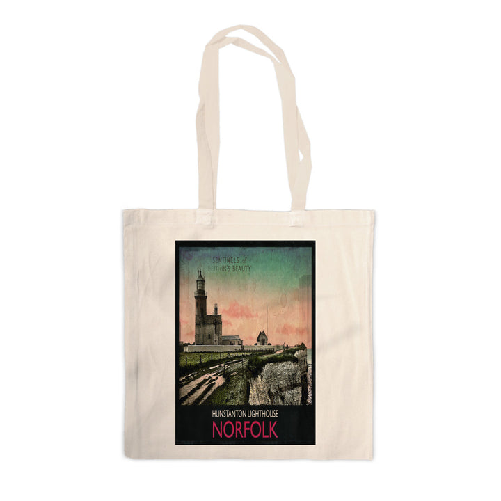 Hunstanton Lighthouse Canvas Tote Bag