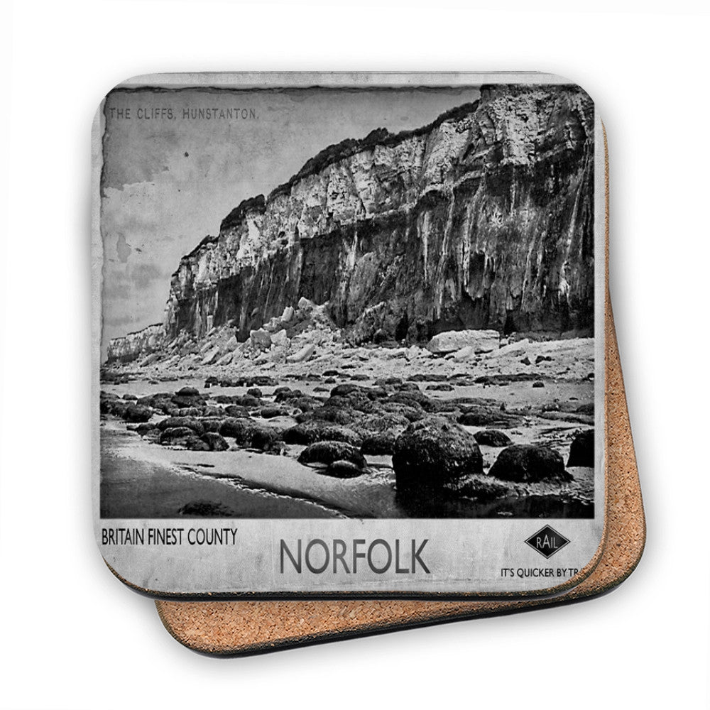 Hunstanton Cliffs MDF Coaster