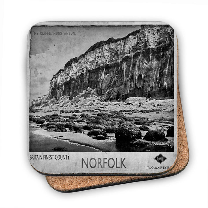Hunstanton Cliffs MDF Coaster