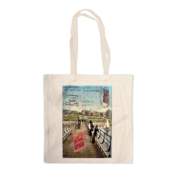Hunstanton Pier Canvas Tote Bag