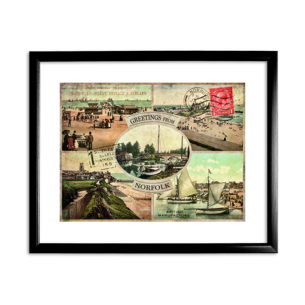 Greetings from Norfolk - Art Print