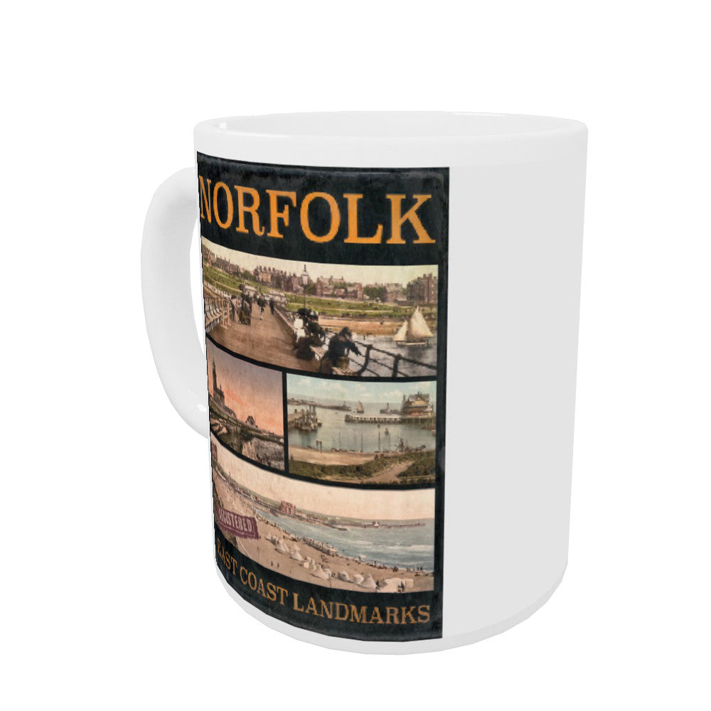 Norfolk East Coast Landmarks Mug