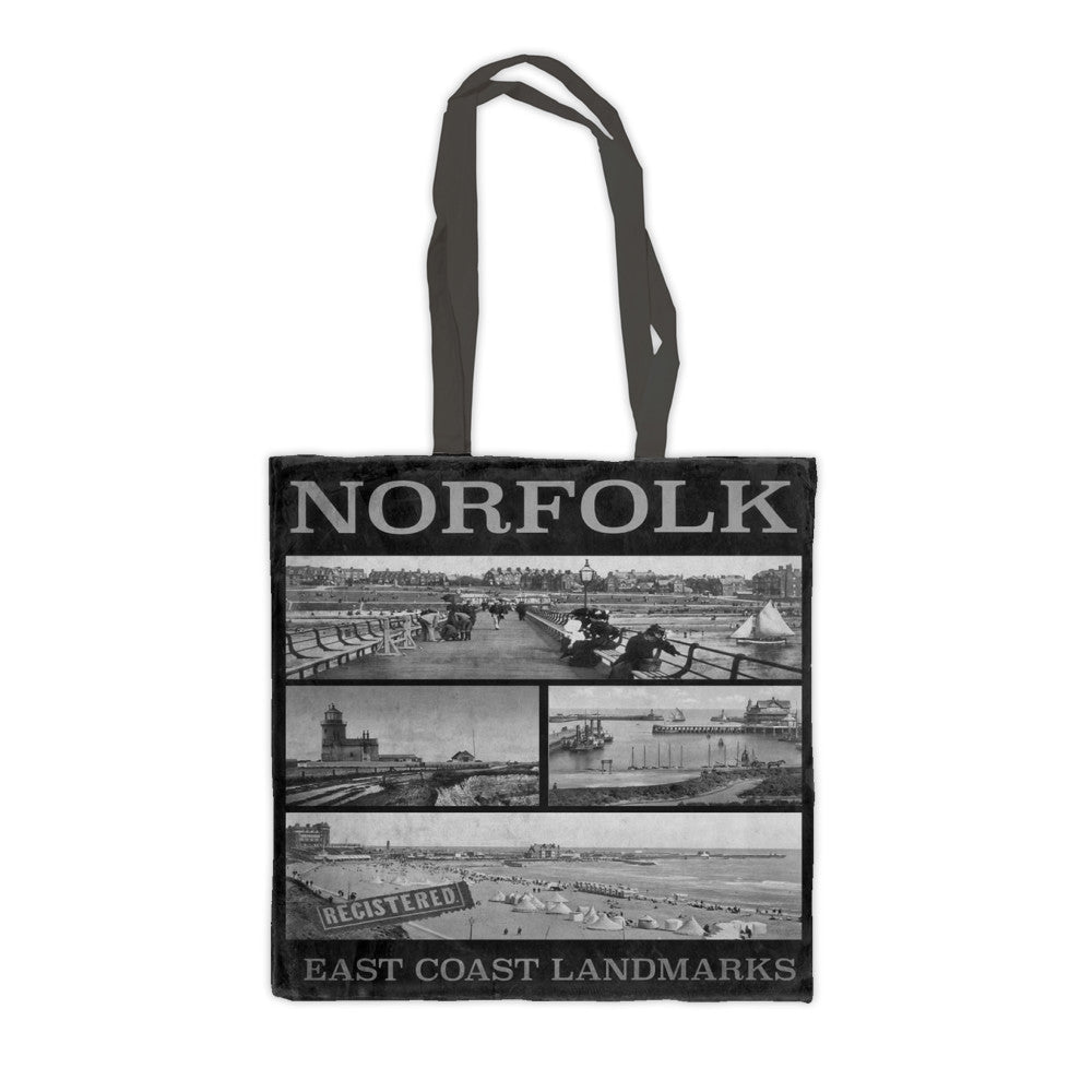 Norfolk East Coast Landmarks Premium Tote Bag
