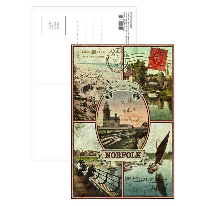 Souvenirs from Norfolk Postcard Pack