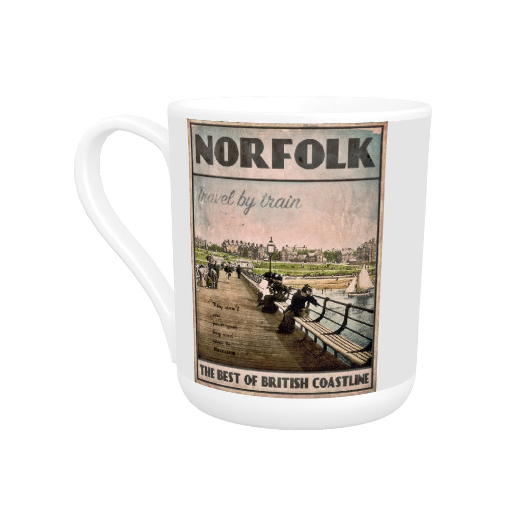 Norfolk, the best of British Coastline Bone China Mug