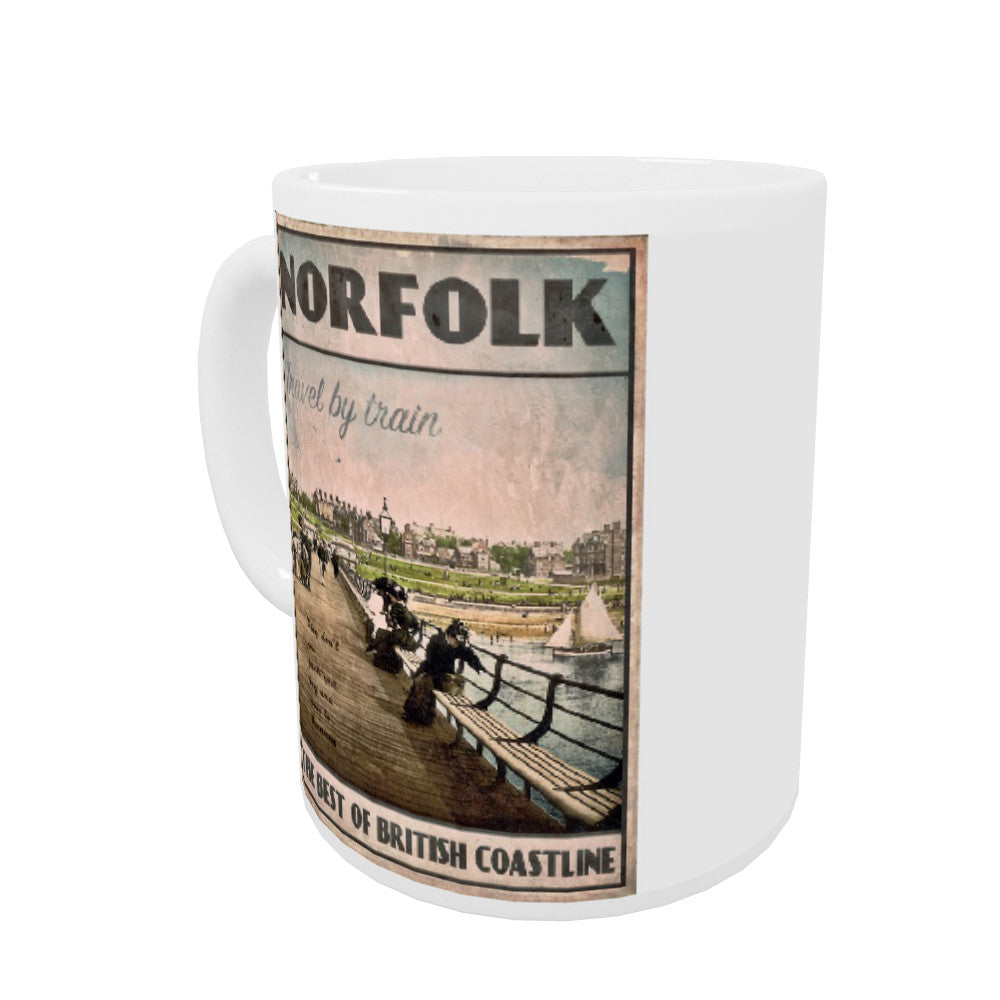 Norfolk, the best of British Coastline Coloured Insert Mug