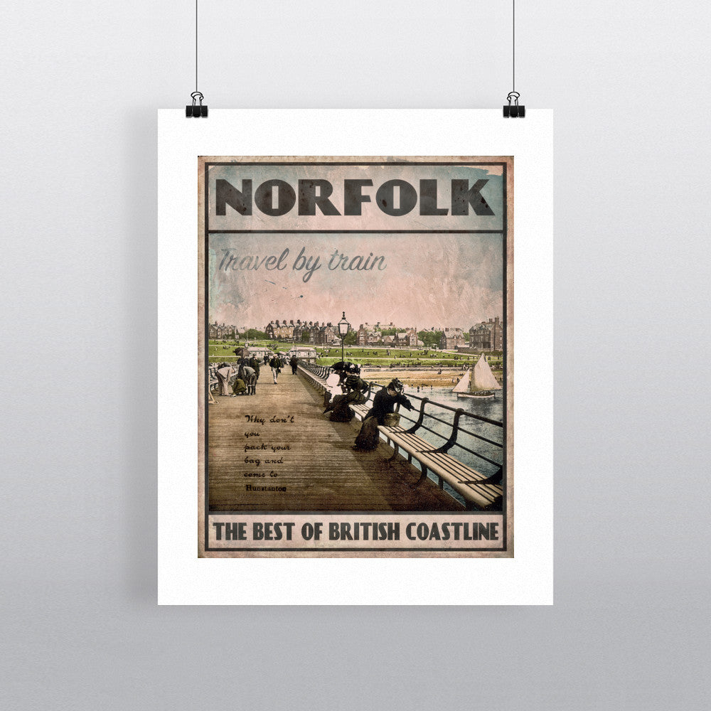 Norfolk, the best of British Coastline 90x120cm Fine Art Print
