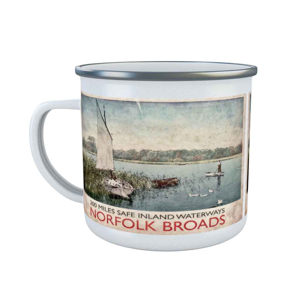 Norfolk Broads Enamel Mug