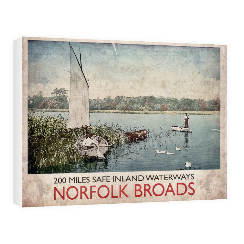 Norfolk Broads 60cm x 80cm Canvas
