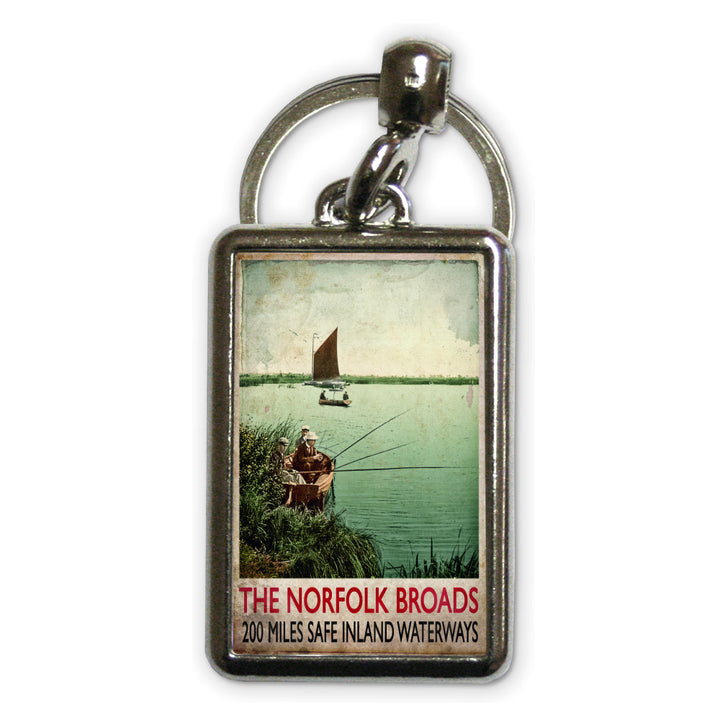 Norfolk Broads Metal Keyring