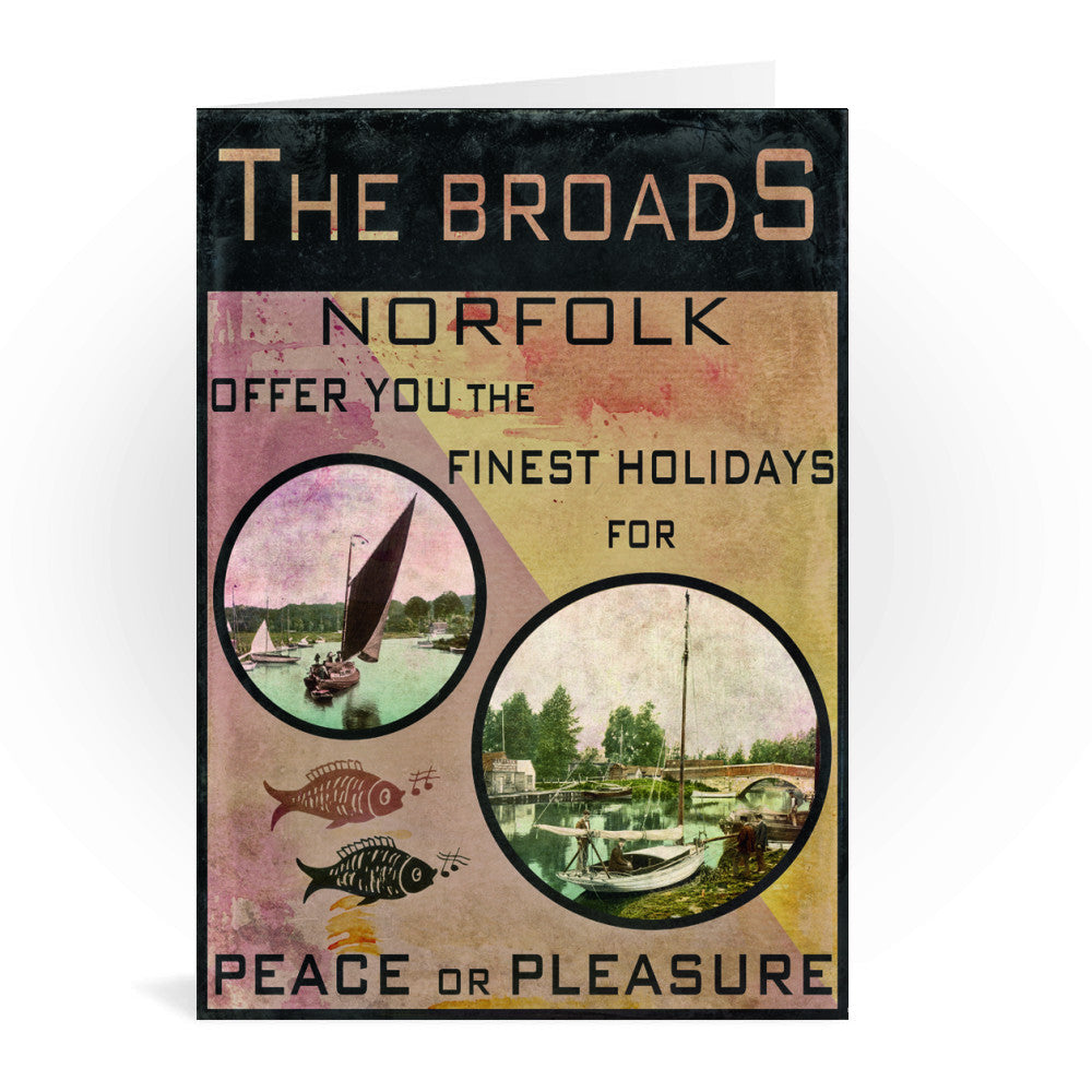 Norfolk Broads Greeting Card 7x5