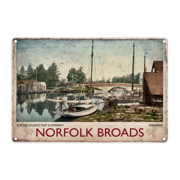 Norfolk Broads Metal Sign