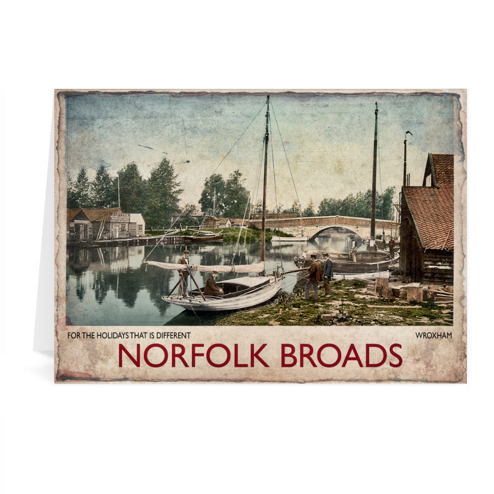Norfolk Broads Greeting Card 7x5