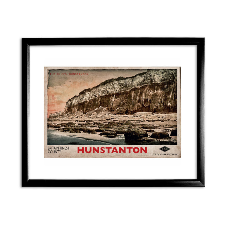 Hunstanton 11x14 Framed Print (Black)