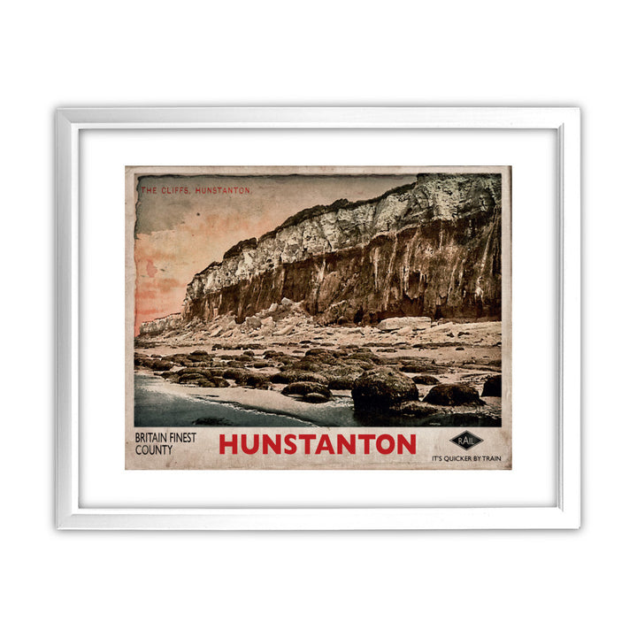 Hunstanton 11x14 Framed Print (White)