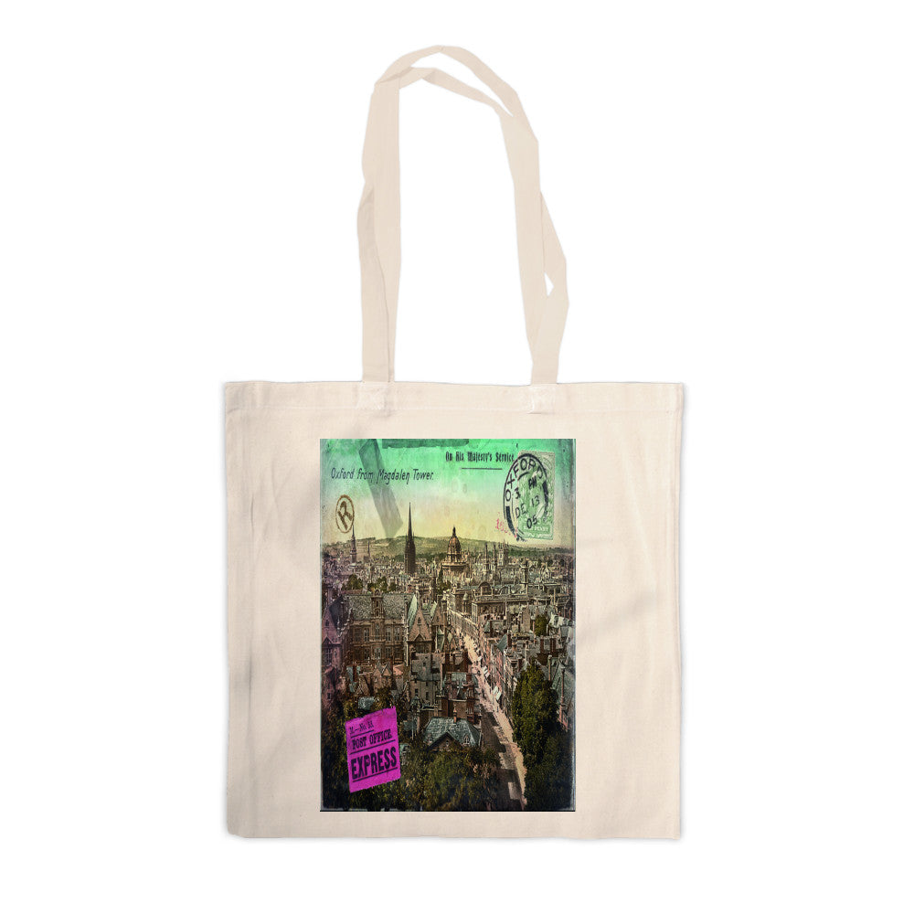 Oxford from the Magdalen Tower Canvas Tote Bag